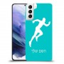 רץ כיסוי מגן קשיח בעיצוב אישי עם השם שלך ל Samsung Galaxy S21+ 5G יחידה אחת סקרין מובייל