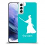 סמוראי כיסוי מגן קשיח בעיצוב אישי עם השם שלך ל Samsung Galaxy S21+ 5G יחידה אחת סקרין מובייל