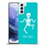 שלד כיסוי מגן קשיח בעיצוב אישי עם השם שלך ל Samsung Galaxy S21+ 5G יחידה אחת סקרין מובייל