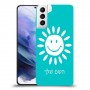 שמש כיסוי מגן קשיח בעיצוב אישי עם השם שלך ל Samsung Galaxy S21+ 5G יחידה אחת סקרין מובייל