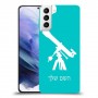 טלסקופ כיסוי מגן קשיח בעיצוב אישי עם השם שלך ל Samsung Galaxy S21+ 5G יחידה אחת סקרין מובייל