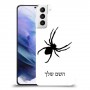 עכביש כיסוי מגן קשיח בעיצוב אישי עם השם שלך ל Samsung Galaxy S21+ 5G יחידה אחת סקרין מובייל