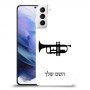 חצוצרה כיסוי מגן קשיח בעיצוב אישי עם השם שלך ל Samsung Galaxy S21+ 5G יחידה אחת סקרין מובייל