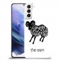 טלה כיסוי מגן קשיח בעיצוב אישי עם השם שלך ל Samsung Galaxy S21+ 5G יחידה אחת סקרין מובייל