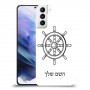 הגה - קפטן - ים כיסוי מגן קשיח בעיצוב אישי עם השם שלך ל Samsung Galaxy S21+ 5G יחידה אחת סקרין מובייל
