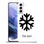 שלג כיסוי מגן קשיח בעיצוב אישי עם השם שלך ל Samsung Galaxy S21+ 5G יחידה אחת סקרין מובייל
