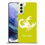 עקרב כיסוי מגן קשיח בעיצוב אישי עם השם שלך ל Samsung Galaxy S21+ 5G יחידה אחת סקרין מובייל