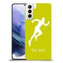 רץ כיסוי מגן קשיח בעיצוב אישי עם השם שלך ל Samsung Galaxy S21+ 5G יחידה אחת סקרין מובייל