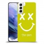 סמיילי כיסוי מגן קשיח בעיצוב אישי עם השם שלך ל Samsung Galaxy S21+ 5G יחידה אחת סקרין מובייל