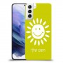 שמש כיסוי מגן קשיח בעיצוב אישי עם השם שלך ל Samsung Galaxy S21+ 5G יחידה אחת סקרין מובייל