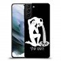 דלי כיסוי מגן קשיח בעיצוב אישי עם השם שלך ל Samsung Galaxy S21 יחידה אחת סקרין מובייל