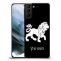 אריה כיסוי מגן קשיח בעיצוב אישי עם השם שלך ל Samsung Galaxy S21 יחידה אחת סקרין מובייל