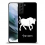 שור כיסוי מגן קשיח בעיצוב אישי עם השם שלך ל Samsung Galaxy S21 יחידה אחת סקרין מובייל