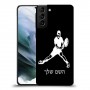 שחקן טניס כיסוי מגן קשיח בעיצוב אישי עם השם שלך ל Samsung Galaxy S21 יחידה אחת סקרין מובייל