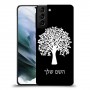 עץ כיסוי מגן קשיח בעיצוב אישי עם השם שלך ל Samsung Galaxy S21 יחידה אחת סקרין מובייל