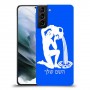 דלי כיסוי מגן קשיח בעיצוב אישי עם השם שלך ל Samsung Galaxy S21 יחידה אחת סקרין מובייל