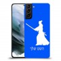 סמוראי כיסוי מגן קשיח בעיצוב אישי עם השם שלך ל Samsung Galaxy S21 יחידה אחת סקרין מובייל