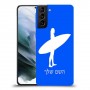 גלישה כיסוי מגן קשיח בעיצוב אישי עם השם שלך ל Samsung Galaxy S21 יחידה אחת סקרין מובייל