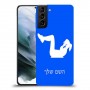 אימון ספורט - אישה כיסוי מגן קשיח בעיצוב אישי עם השם שלך ל Samsung Galaxy S21 יחידה אחת סקרין מובייל