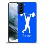 הרמת משקולות כיסוי מגן קשיח בעיצוב אישי עם השם שלך ל Samsung Galaxy S21 יחידה אחת סקרין מובייל