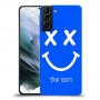 סמיילי כיסוי מגן קשיח בעיצוב אישי עם השם שלך ל Samsung Galaxy S21 יחידה אחת סקרין מובייל