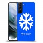 שלג כיסוי מגן קשיח בעיצוב אישי עם השם שלך ל Samsung Galaxy S21 יחידה אחת סקרין מובייל
