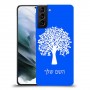 עץ כיסוי מגן קשיח בעיצוב אישי עם השם שלך ל Samsung Galaxy S21 יחידה אחת סקרין מובייל