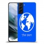 עולם כיסוי מגן קשיח בעיצוב אישי עם השם שלך ל Samsung Galaxy S21 יחידה אחת סקרין מובייל