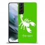 עקרב כיסוי מגן קשיח בעיצוב אישי עם השם שלך ל Samsung Galaxy S21 יחידה אחת סקרין מובייל