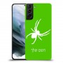 עכביש כיסוי מגן קשיח בעיצוב אישי עם השם שלך ל Samsung Galaxy S21 יחידה אחת סקרין מובייל