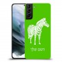 זברה כיסוי מגן קשיח בעיצוב אישי עם השם שלך ל Samsung Galaxy S21 יחידה אחת סקרין מובייל