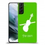 כינור כיסוי מגן קשיח בעיצוב אישי עם השם שלך ל Samsung Galaxy S21 יחידה אחת סקרין מובייל