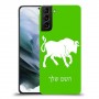 שור כיסוי מגן קשיח בעיצוב אישי עם השם שלך ל Samsung Galaxy S21 יחידה אחת סקרין מובייל