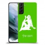 בתולה כיסוי מגן קשיח בעיצוב אישי עם השם שלך ל Samsung Galaxy S21 יחידה אחת סקרין מובייל
