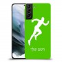 רץ כיסוי מגן קשיח בעיצוב אישי עם השם שלך ל Samsung Galaxy S21 יחידה אחת סקרין מובייל