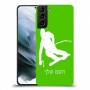 סקִי כיסוי מגן קשיח בעיצוב אישי עם השם שלך ל Samsung Galaxy S21 יחידה אחת סקרין מובייל