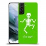 שלד כיסוי מגן קשיח בעיצוב אישי עם השם שלך ל Samsung Galaxy S21 יחידה אחת סקרין מובייל