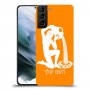 דלי כיסוי מגן קשיח בעיצוב אישי עם השם שלך ל Samsung Galaxy S21 יחידה אחת סקרין מובייל
