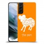 טלה כיסוי מגן קשיח בעיצוב אישי עם השם שלך ל Samsung Galaxy S21 יחידה אחת סקרין מובייל