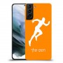 רץ כיסוי מגן קשיח בעיצוב אישי עם השם שלך ל Samsung Galaxy S21 יחידה אחת סקרין מובייל