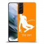 סקִי כיסוי מגן קשיח בעיצוב אישי עם השם שלך ל Samsung Galaxy S21 יחידה אחת סקרין מובייל