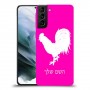 תרנגול כיסוי מגן קשיח בעיצוב אישי עם השם שלך ל Samsung Galaxy S21 יחידה אחת סקרין מובייל
