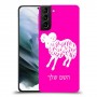 טלה כיסוי מגן קשיח בעיצוב אישי עם השם שלך ל Samsung Galaxy S21 יחידה אחת סקרין מובייל