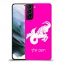 גדי כיסוי מגן קשיח בעיצוב אישי עם השם שלך ל Samsung Galaxy S21 יחידה אחת סקרין מובייל