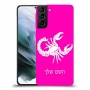 עקרב כיסוי מגן קשיח בעיצוב אישי עם השם שלך ל Samsung Galaxy S21 יחידה אחת סקרין מובייל