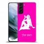 בתולה כיסוי מגן קשיח בעיצוב אישי עם השם שלך ל Samsung Galaxy S21 יחידה אחת סקרין מובייל