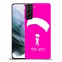 צניחה חופשית כיסוי מגן קשיח בעיצוב אישי עם השם שלך ל Samsung Galaxy S21 יחידה אחת סקרין מובייל
