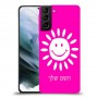 שמש כיסוי מגן קשיח בעיצוב אישי עם השם שלך ל Samsung Galaxy S21 יחידה אחת סקרין מובייל