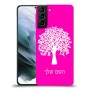 עץ כיסוי מגן קשיח בעיצוב אישי עם השם שלך ל Samsung Galaxy S21 יחידה אחת סקרין מובייל