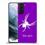 עכביש כיסוי מגן קשיח בעיצוב אישי עם השם שלך ל Samsung Galaxy S21 יחידה אחת סקרין מובייל